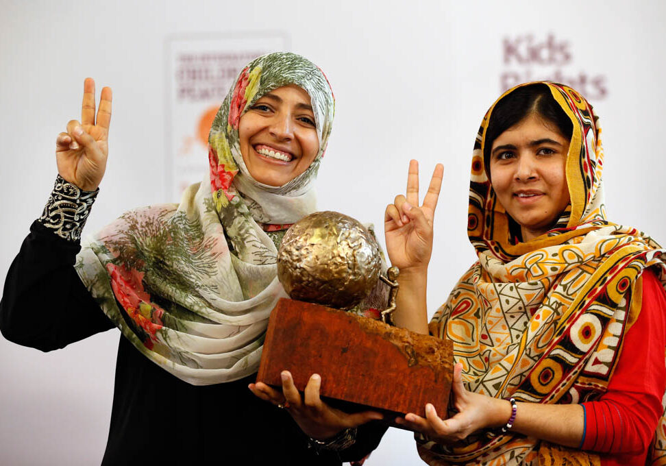 Tawakkol and Malala Photo KidsRights